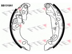 FTE BB1318A1 stabdžių trinkelių komplektas 
 Techninės priežiūros dalys -> Papildomas remontas
1106632, 1123789, 1135082, 1316961