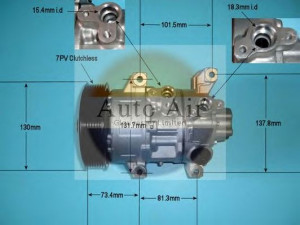 AUTO AIR GLOUCESTER 14-4326P kompresorius, oro kondicionierius 
 Oro kondicionavimas -> Kompresorius/dalys
88310-05090, 883100-5120