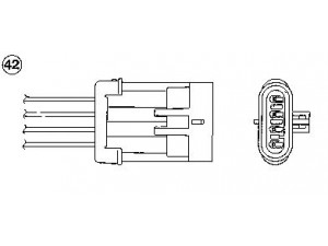 NGK 94810 lambda jutiklis 
 Išmetimo sistema -> Jutiklis/zondas
09118698, 25177596, 855345