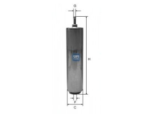 UFI 31.852.00 kuro filtras 
 Techninės priežiūros dalys -> Papildomas remontas
13327793672