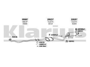 KLARIUS 390635E išmetimo sistema 
 Išmetimo sistema -> Išmetimo sistema, visa