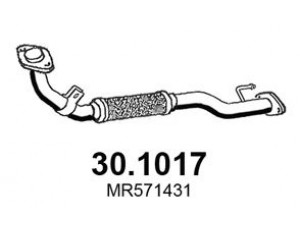 ASSO 30.1017 išleidimo kolektorius 
 Išmetimo sistema -> Išmetimo vamzdžiai
MR571431