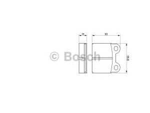 BOSCH 0 986 460 101 stabdžių trinkelių rinkinys, diskinis stabdys 
 Techninės priežiūros dalys -> Papildomas remontas
10526 26003 00 25, 10526 26003 00 30