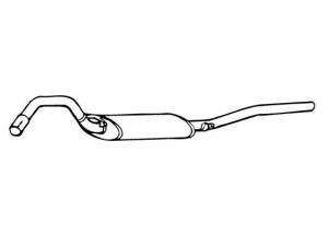 WALKER 17003 galinis duslintuvas 
 Išmetimo sistema -> Duslintuvas
1L0253609E