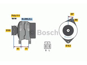 BOSCH 0 986 049 900 kintamosios srovės generatorius 
 Elektros įranga -> Kint. sr. generatorius/dalys -> Kintamosios srovės generatorius
3730032800, A 003 T 45693, A 003 T 45693 ZC