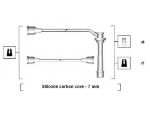 MAGNETI MARELLI 941285080844 uždegimo laido komplektas 
 Kibirkšties / kaitinamasis uždegimas -> Uždegimo laidai/jungtys