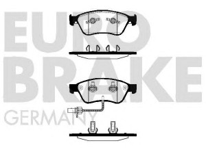 EUROBRAKE 5502224777 stabdžių trinkelių rinkinys, diskinis stabdys 
 Techninės priežiūros dalys -> Papildomas remontas
4E0698151, 4E0698151A, 4E0698151B