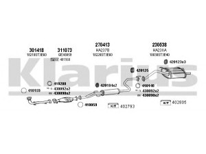 KLARIUS 420200E išmetimo sistema 
 Išmetimo sistema -> Išmetimo sistema, visa