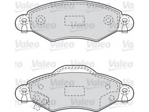 VALEO 598736 stabdžių trinkelių rinkinys, diskinis stabdys 
 Techninės priežiūros dalys -> Papildomas remontas
04465-0D010, 04465-0D040, 44650D010