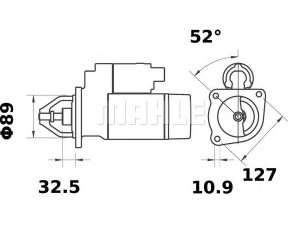 MAHLE ORIGINAL MS 95 starteris
7017 954 M1, 1691 806 R1, 8160012