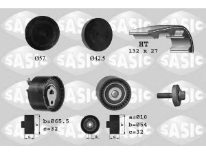 SASIC 1754008 paskirstymo diržo komplektas 
 Techninės priežiūros dalys -> Papildomas remontas
1680600QA6, 1680600QAB, 130C17529R
