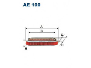 FILTRON AE100 oro filtras 
 Techninės priežiūros dalys -> Techninės priežiūros intervalai
350, 17220PH2003, 17220PH4305, 17220PH4315