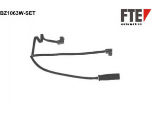 FTE BZ1063W-SET įspėjimo kontaktas, stabdžių trinkelių susidėvėjimas 
 Stabdžių sistema -> Susidėvėjimo indikatorius, stabdžių trinkelės
81.50822.6014