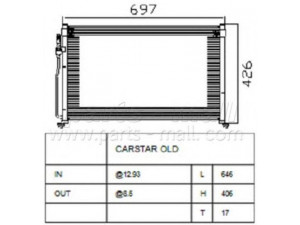 PARTS-MALL PXNCB-014 kondensatorius, oro kondicionierius
97660M3000