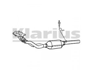 KLARIUS 322181 katalizatoriaus keitiklis 
 Išmetimo sistema -> Katalizatoriaus keitiklis
1J1253058JX, 1J1253058JX, 1J1253058JX