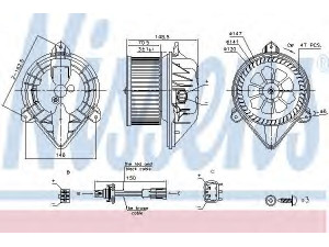 NISSENS 87183 vidaus pūtiklis 
 Šildymas / vėdinimas -> Orpūtė/dalys
7701206250