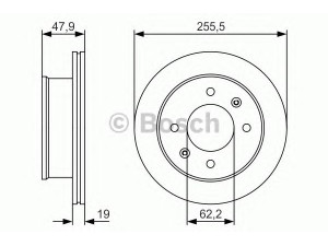 BOSCH 0 986 479 S21 stabdžių diskas 
 Stabdžių sistema -> Diskinis stabdys -> Stabdžių diskas
51712 1C050
