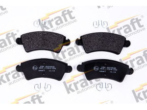 KRAFT AUTOMOTIVE 6005538 stabdžių trinkelių rinkinys, diskinis stabdys 
 Techninės priežiūros dalys -> Papildomas remontas
4252-29, 425229