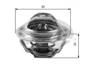 GATES TH13783G1 termostatas, aušinimo skystis 
 Aušinimo sistema -> Termostatas/tarpiklis -> Thermostat
1338.39, 133839, 9616090280, 9616090280