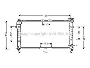 AVA QUALITY COOLING MZ2027 radiatorius, variklio aušinimas 
 Aušinimo sistema -> Radiatorius/alyvos aušintuvas -> Radiatorius/dalys
FPA115200, FS1915200D, FS1915200E
