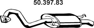 EBERSPÄCHER 50.397.83 galinis duslintuvas 
 Išmetimo sistema -> Duslintuvas
MR244529