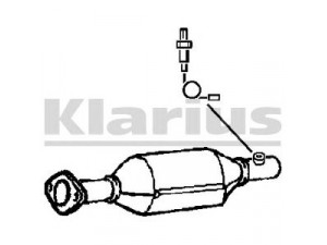 KLARIUS 311245 katalizatoriaus keitiklis 
 Išmetimo sistema -> Katalizatoriaus keitiklis
7700422998