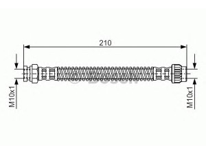 BOSCH 1 987 476 867 stabdžių žarnelė 
 Stabdžių sistema -> Stabdžių žarnelės
4806 C0, 4806 C0