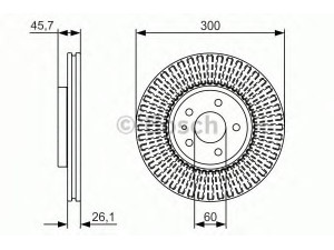 BOSCH 0 986 479 666 stabdžių diskas 
 Dviratė transporto priemonės -> Stabdžių sistema -> Stabdžių diskai / priedai
13502059, 569 091, 13502059, 569 091