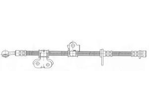 KAWE 511911 stabdžių žarnelė 
 Stabdžių sistema -> Stabdžių žarnelės
01465SZ3000