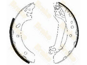 Brake ENGINEERING SH2503 stabdžių trinkelių komplektas 
 Techninės priežiūros dalys -> Papildomas remontas
1005968, 1017209, 1041906, 1041909