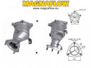 MAGNAFLOW 65602D katalizatoriaus keitiklis 
 Išmetimo sistema -> Katalizatoriaus keitiklis
208A0EB325