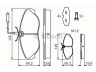 BOSCH 0 986 424 030 stabdžių trinkelių rinkinys, diskinis stabdys 
 Techninės priežiūros dalys -> Papildomas remontas
9945788, 4251 16, 4251 17, 4254 51