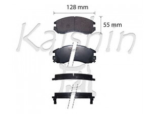 KAISHIN FK7014 stabdžių trinkelių rinkinys, diskinis stabdys 
 Techninės priežiūros dalys -> Papildomas remontas
26296AA000, 26296AA020, 26296AA120