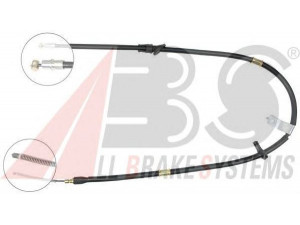 A.B.S. K19058 trosas, stovėjimo stabdys 
 Stabdžių sistema -> Valdymo svirtys/trosai
59770-25200