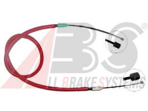 A.B.S. K19625 trosas, stovėjimo stabdys 
 Stabdžių sistema -> Valdymo svirtys/trosai
7700 421 024