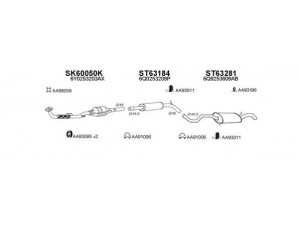 VENEPORTE 600035 išmetimo sistema