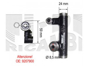CALIBER 88582 įtempiklis, paskirstymo diržas 
 Diržinė pavara -> Paskirstymo diržas/komplektas -> Dirželio įtempiklis (įtempimo blokas)
9207900