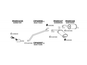 VENEPORTE 550635 išmetimo sistema 
 Išmetimo sistema -> Išmetimo sistema, visa