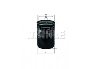 KNECHT OC 114 alyvos filtras 
 Techninės priežiūros dalys -> Techninės priežiūros intervalai
23518668, 71011902007, 2451857