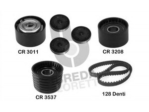 BREDA  LORETT KCD0615 paskirstymo diržo komplektas 
 Techninės priežiūros dalys -> Papildomas remontas
130C12131R, 77 01 474 019, 77 01 474 022