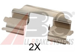A.B.S. 1709Q priedų komplektas, diskinių stabdžių trinkelės 
 Stabdžių sistema -> Diskinis stabdys -> Stabdžių dalys/priedai