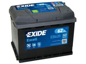 EXIDE EB620 starterio akumuliatorius; starterio akumuliatorius 
 Elektros įranga -> Akumuliatorius
606777060, 61 21 6 920 804, 61 21 8 385 391