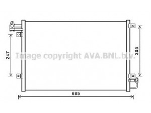 AVA QUALITY COOLING DW5112 kondensatorius, oro kondicionierius
6841011000, 6841011001