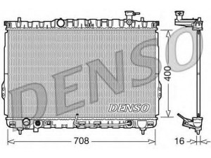 DENSO DRM41002 radiatorius, variklio aušinimas 
 Aušinimo sistema -> Radiatorius/alyvos aušintuvas -> Radiatorius/dalys
2531026070