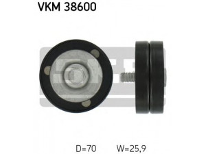 SKF VKM 38600 kreipiantysis skriemulys, V formos rumbuotas diržas 
 Diržinė pavara -> V formos rumbuotas diržas/komplektas -> Laisvasis/kreipiamasis skriemulys
04861633AA, 05066938AA