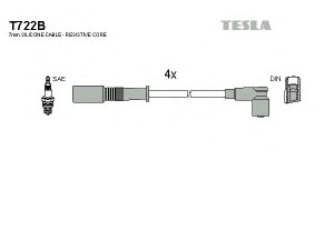 TESLA T722B uždegimo laido komplektas 
 Kibirkšties / kaitinamasis uždegimas -> Uždegimo laidai/jungtys
7776810