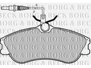 BORG & BECK BBP1601 stabdžių trinkelių rinkinys, diskinis stabdys 
 Techninės priežiūros dalys -> Papildomas remontas
1611335080, 172059, 425144, 425154
