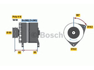 BOSCH 0 120 469 017 kintamosios srovės generatorius 
 Elektros įranga -> Kint. sr. generatorius/dalys -> Kintamosios srovės generatorius