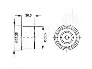 IPS Parts ITB-6W11 įtempiklis, paskirstymo diržas 
 Diržinė pavara -> Paskirstymo diržas/komplektas -> Dirželio įtempiklis (įtempimo blokas)
09128738, 9128738, 9128738