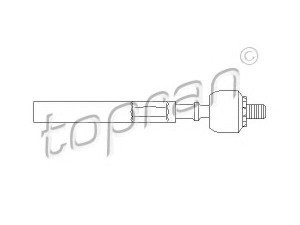 TOPRAN 720 399 vidinė skersinė vairo trauklė 
 Vairavimas -> Vairo mechanizmo sujungimai
3812 98